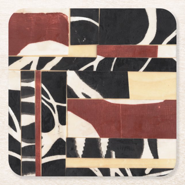 Biet och delar II Underlägg Papper Kvadrat (Framsidan)