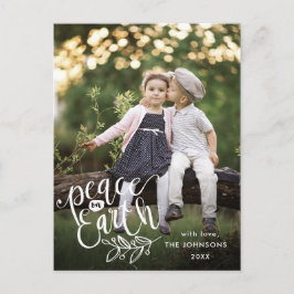 Biet på Earth PHOTO-julen Hälsning Helgdag Vykort
