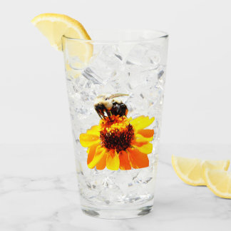 Biet På En Blomma Drickglas Glaskopp
