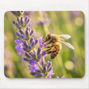 Biet på lavendel musmatta