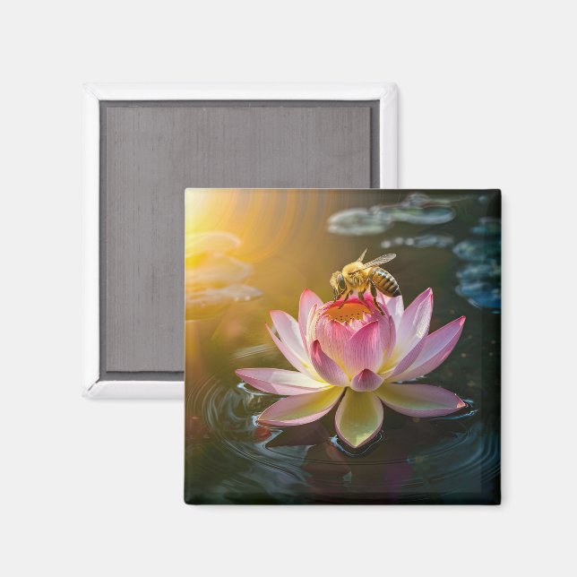 Biet på Lotusblomma Magnet (Front/Back)