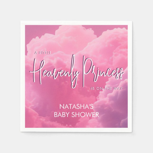 Biet till Himmelska prinsessan Dreamy Magic Pappersservett (Framsidan)