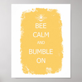 Biets lugn och bumble på poster