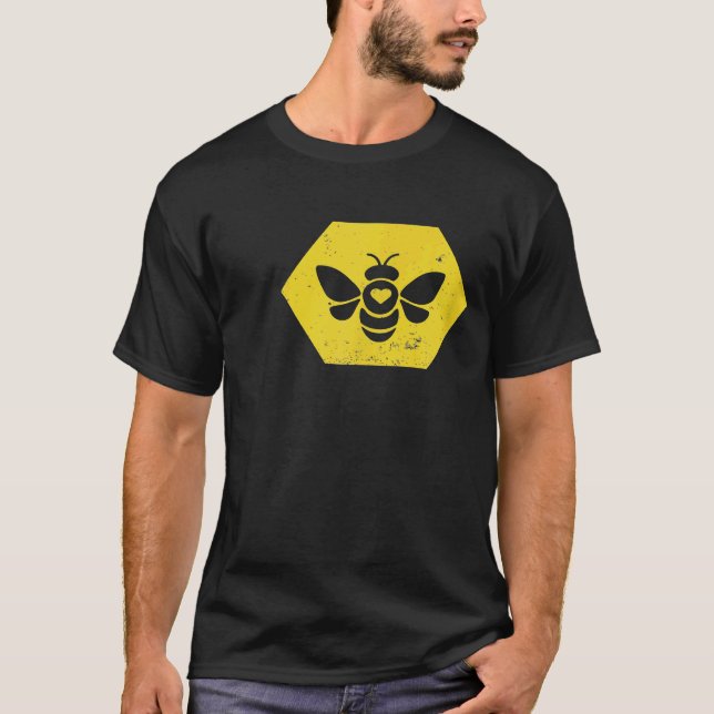 Biets Spara Bihonungsbiodlingens apiarist inom bik T Shirt (Framsida)