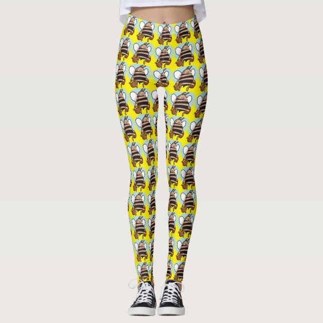 Biets tecknad leggings (Framsida)