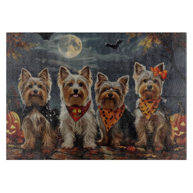Biewer Terrier Halloween Spooky (Framsidan)