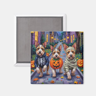 Biewer Terrier Halloweenkostym Magnet