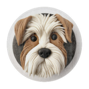Biewer Terrier Hund 3D Inspirerad