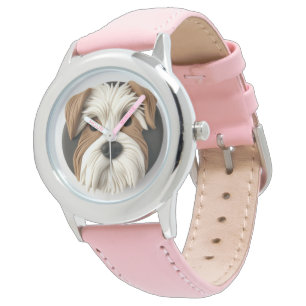 Biewer Terrier Hund 3D Inspirerad Armbandsur