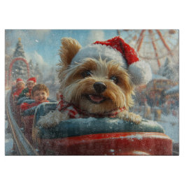 Biewer Terrier Hund Rulltrappa Jul