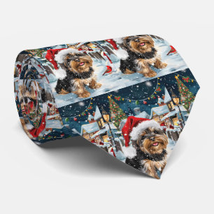 Biewer Terrier Hund Winter Wonderland jul Joy Slips