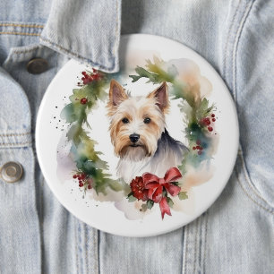 Biewer Terrier jul, andningsfång Valp Knapp