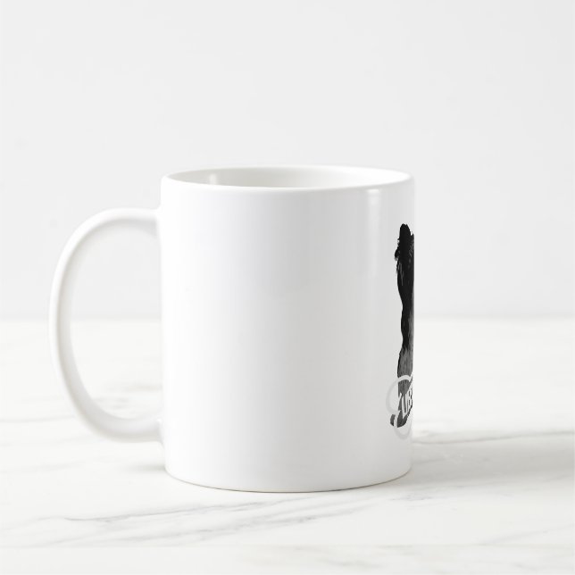 Biewer Terrier portrait, roligt och sa Classic T-S Kaffemugg (Vänster)