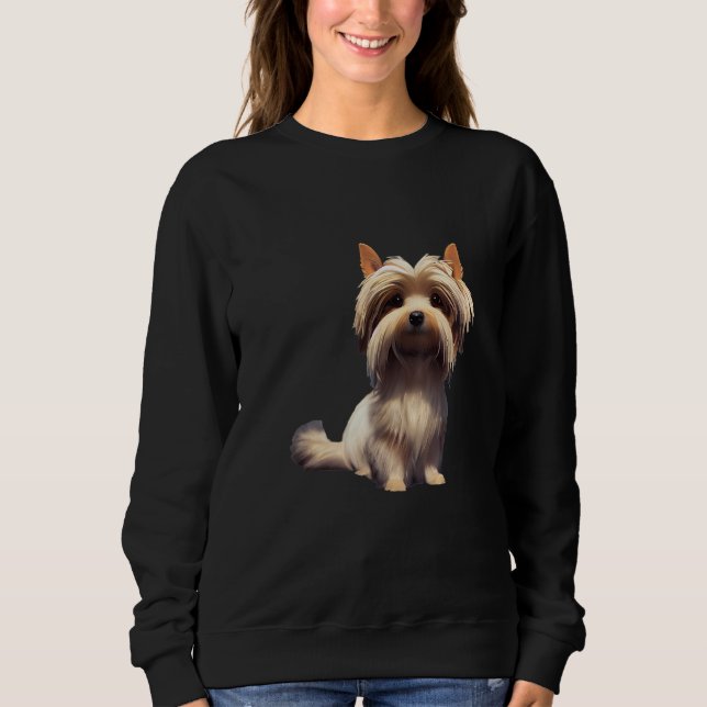 Biewer Yorkshire Terrier Dog T Shirt (Framsida)