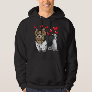 Biewer Yorkshire Terrier Hundar Hoodie