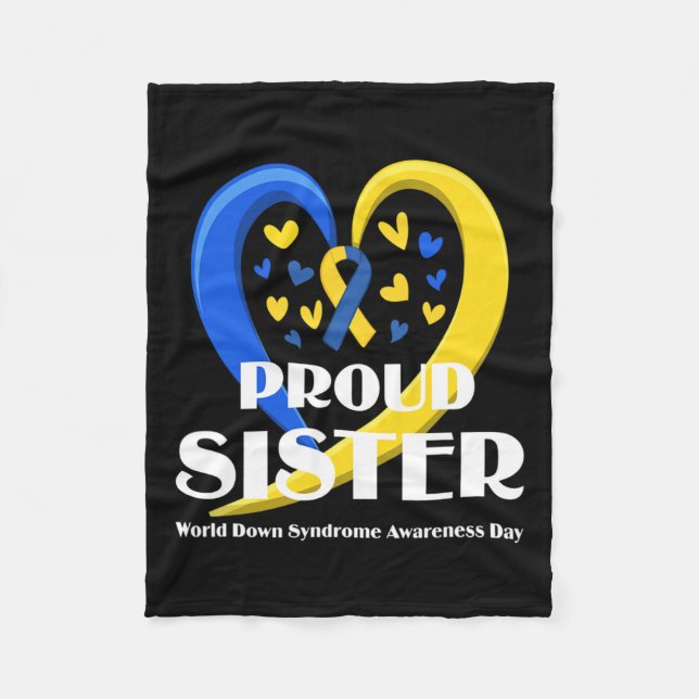 Bifall från Världsnedströmssyndrom Fleecefilt (Framsidan)
