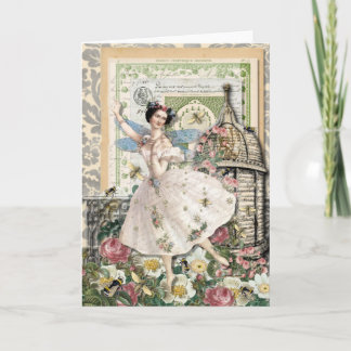 Bife - noterar den tomma hälsningen för vintage kort