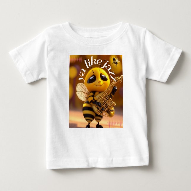 Bifilm som jazz t-shirt (Framsida)