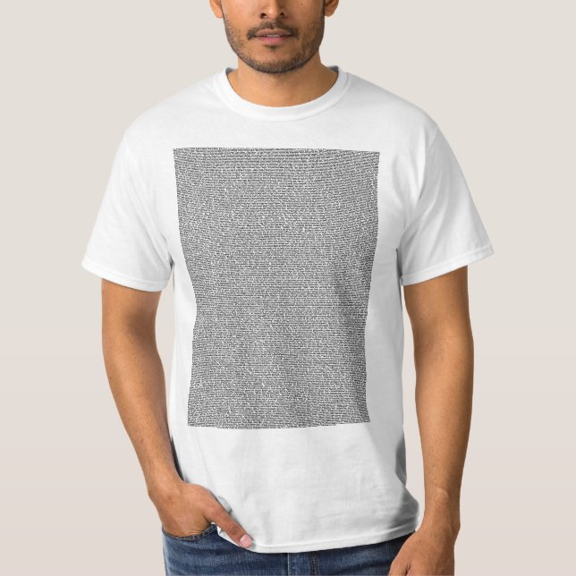Bifilmen skrivar förkroppsligar den ljusa T-tröja Tee Shirt (Framsida)