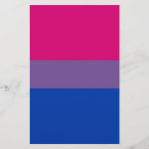 Biflaggaflugor för bisexuell pride brevpapper