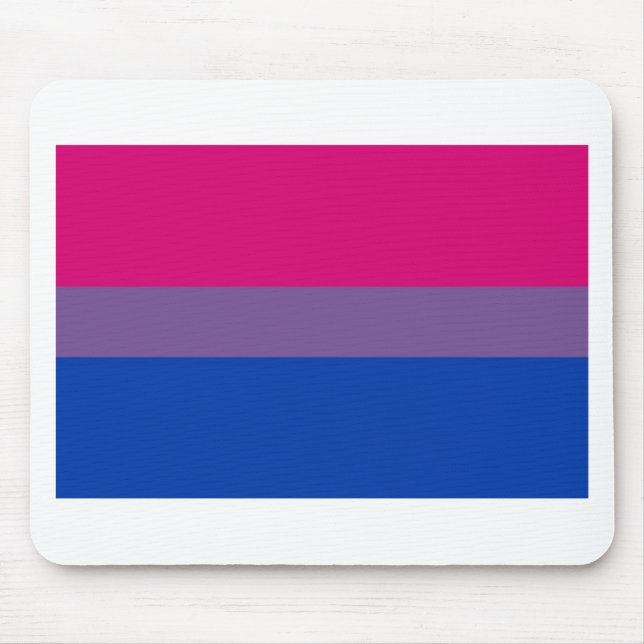 Biflaggaflugor för bisexuell pride musmatta (Framsidan)