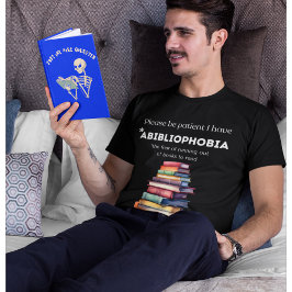 Bifobi bok älskare är rädd för bokish T-Shirt