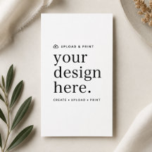 Bifogad kort - Din design uppladdning