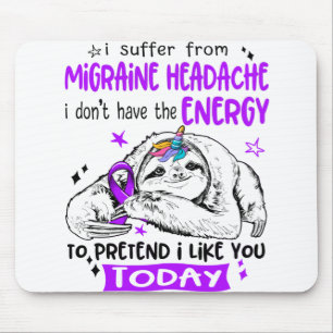 Bifogningar från migrainhuvudvärk Månad för me Musmatta