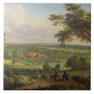 Bifrons parkerar, Patrixbourne, Kent, förr attribu Kakelplatta