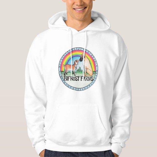 Bifrost brukar logotypen på tröja hoodie (Framsida)