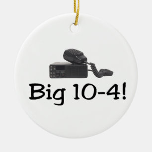 Big 10-4 julgransprydnad keramik