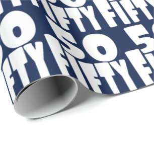 BIG 50:e födelsedagen Presentpapper