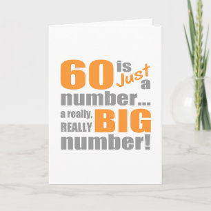 Big 60 Birthday Kort