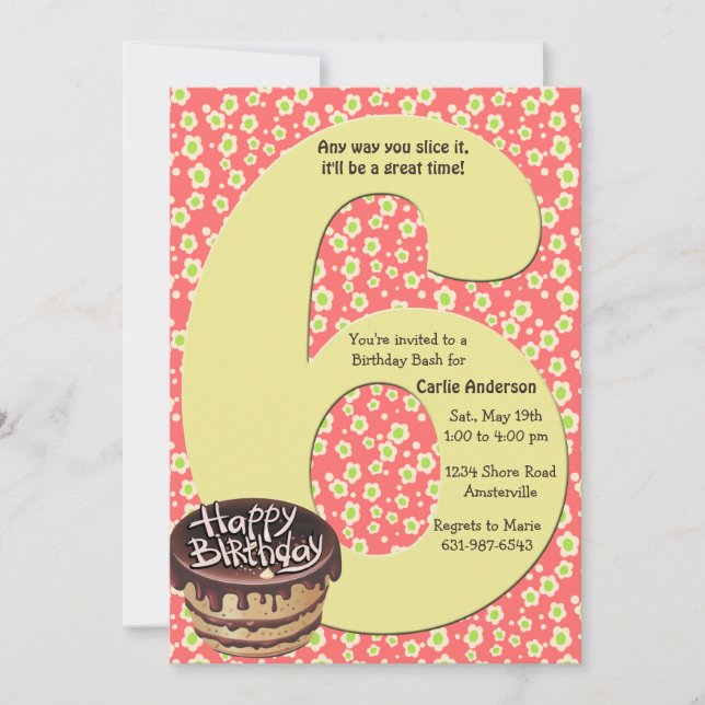 Big 6 Födelsedagsfest inbjudan (Framsida)