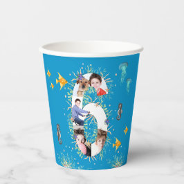 Big 6e under Sea Birthday Photo Collage