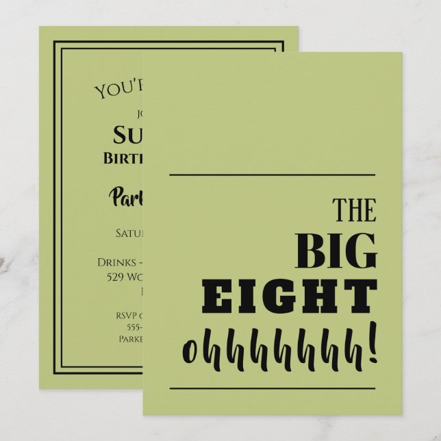 BIG 80-dagarsinbjudan (Fram/baksida)