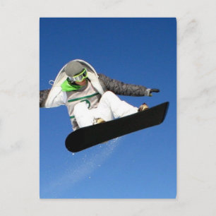 Big Air Snowboard Postkort Vykort