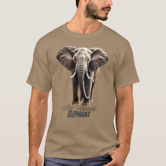 Big Animal Elephant T Shirt