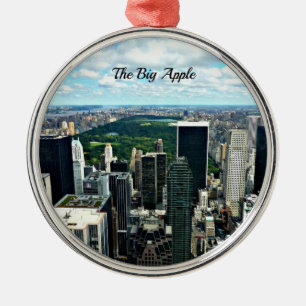 Big Apple, New York City Julgransprydnad Metall