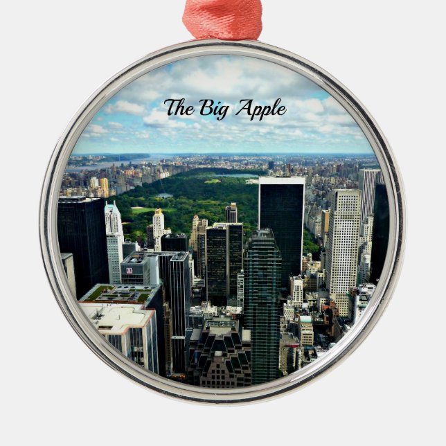 Big Apple, New York City Julgransprydnad Metall (Framsidan)