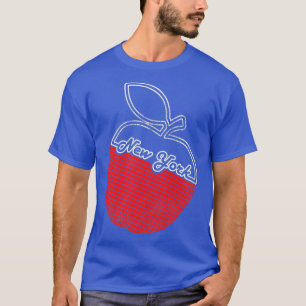 Big Apple Retro 80-talet Stil Tourist Souvenir T Shirt
