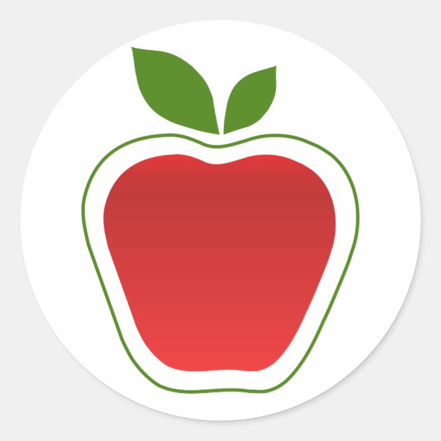 Big Apple Runt Klistermärke (Framsida)