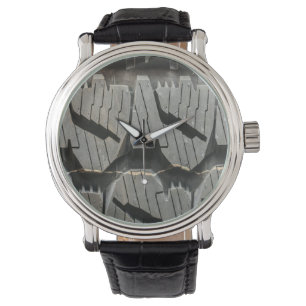 Big Automotive Car old däck Black Roadtrips Armbandsur