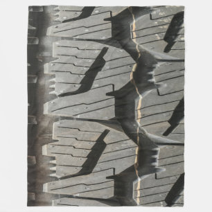 Big Automotive Car old däck Black Roadtrips Fleecefilt