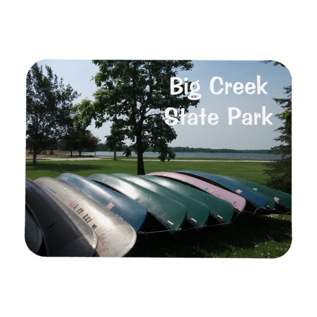 Big Bäck State Park, Iowa Magnet (Horisontell)