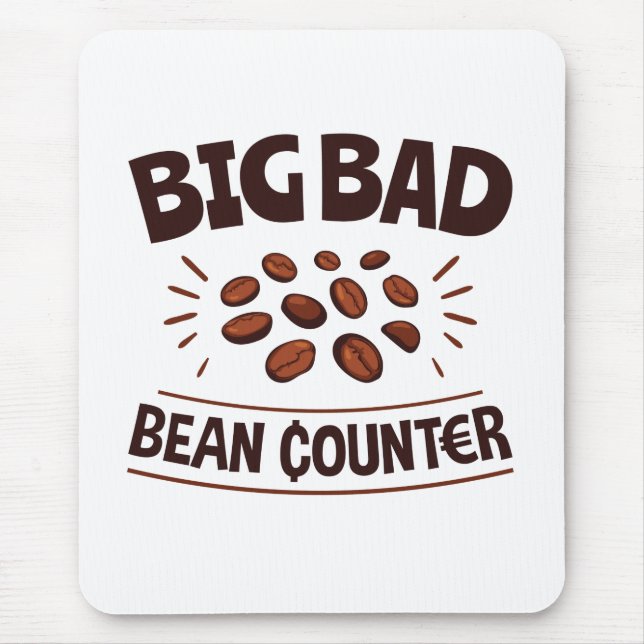 Big Bad Bean Counter Funny Accountant CPA Musmatta (Framsidan)