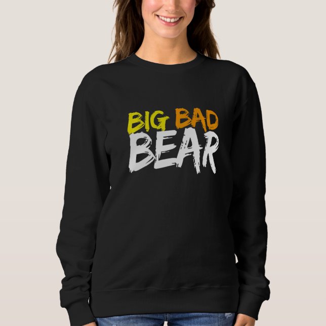 Big Bad Bear Cute T Shirt (Framsida)