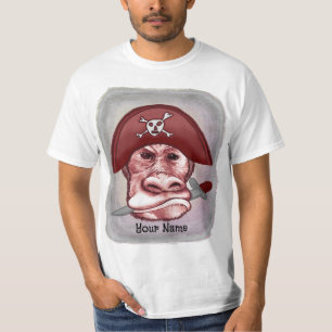Big Bad Monkey Pirat T Shirt