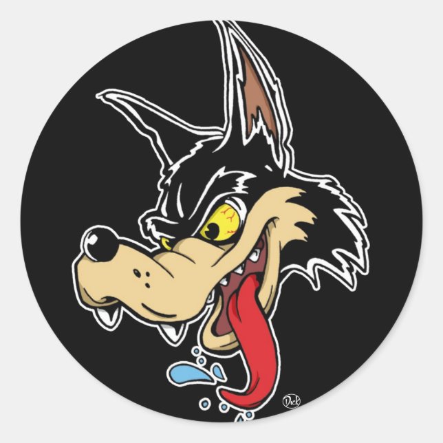 Big Bad Runt Klistermärke (Framsida)