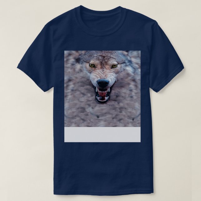 Big Bad Varg Ansikte Growl T Shirt (Design framsida)